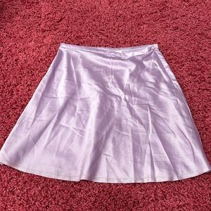 silk mini skirt